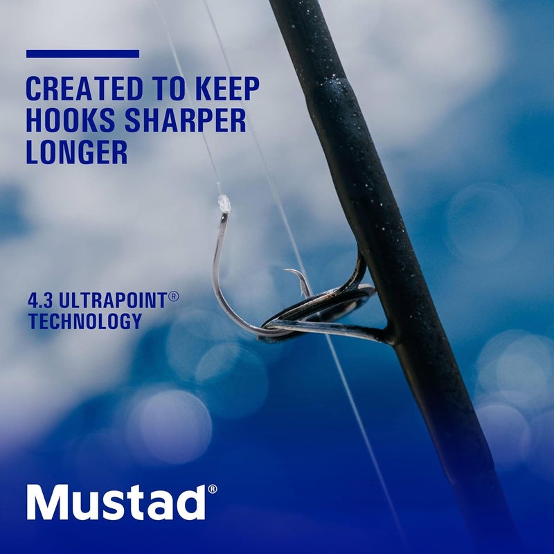 Mustad Classic 39944 Standard Wire Demon Perfect in Line Wide Gap Circle Hook | Saltwater Freshwater Hooks for Tuna, Catfish, Bass and More - Image 4